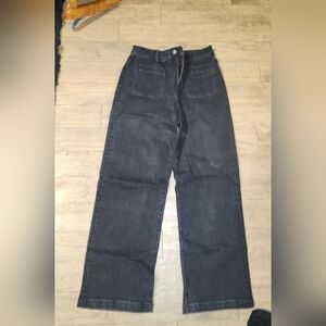 Madewell Charcoal Denim Pants